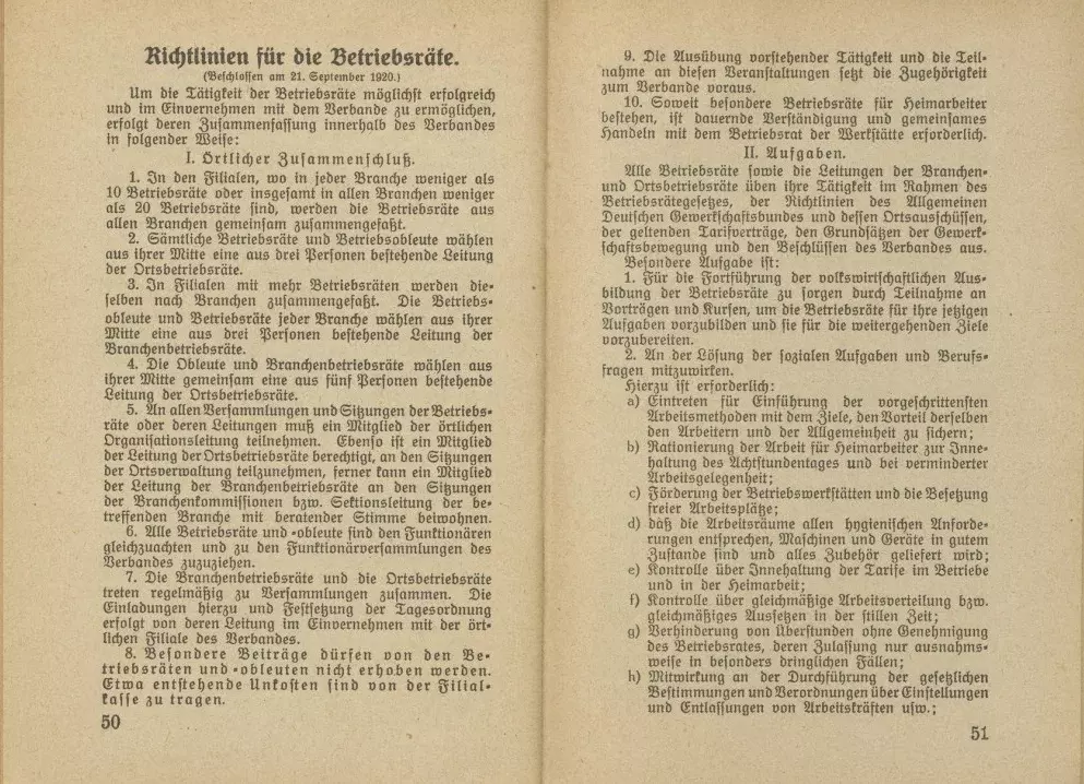 Statut des Deutschen Bekleidungsarbeiter-Verbandes, gültig ab 1. Januar 1929